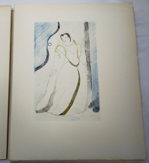La Princesse De Cleves 1947 Limited Edition Marie Laurencin 9 Color Etchings