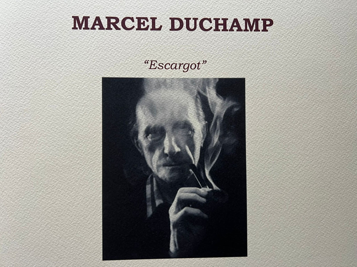 Marcel Duchamp Lithograph Coa Signed In Pen Numbered In Pencil Crayon 275 Es