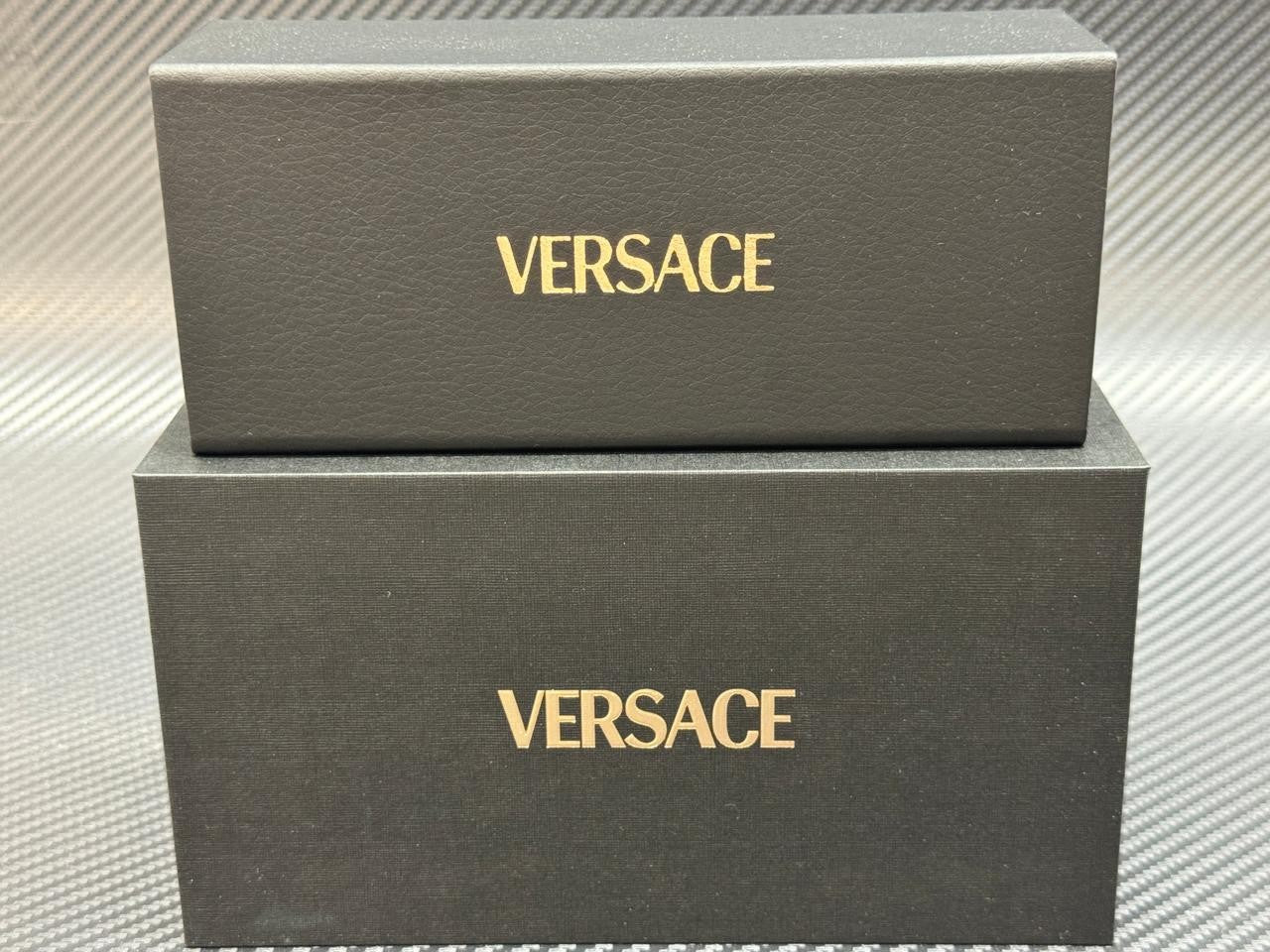 Versace Ve2284 10026G Gold Grey Mirror Men'S 63 Mm Sunglasses