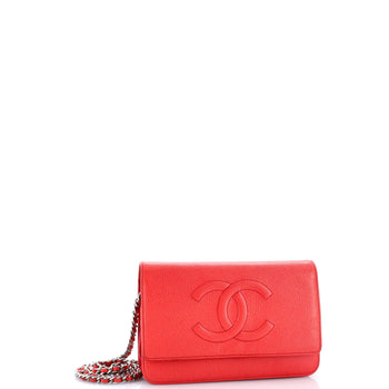 Chanel Timeless Wallet On Chain Caviar