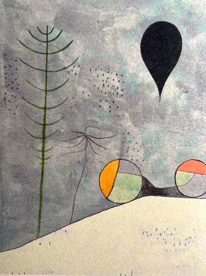 Paul Klee Lithograph Coa Signed Numbered By Piet