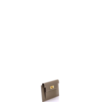 Hermes Kelly Pocket Compact Wallet Epsom