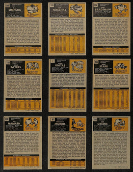 1971 Topps Football Card Complete Set (1-263) Bradshaw Greene Simpson 195946