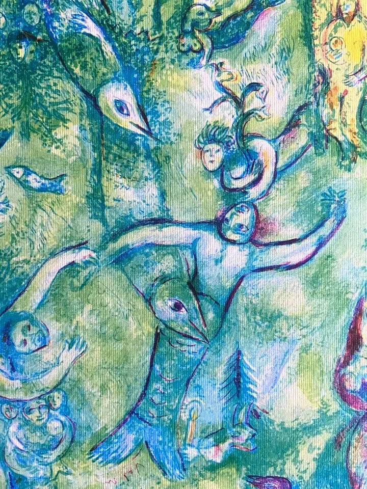 Marc Chagall Lithograph Coa Hand Numbered Signed Collection