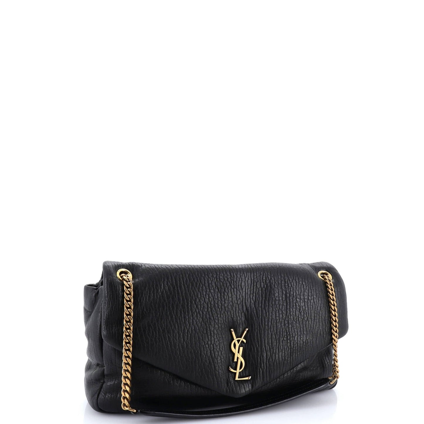 Saint Laurent Calypso Flap Bag Leather Large