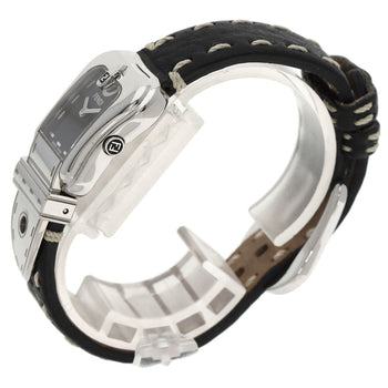 Leather FENDI Beefendi Watches 3800L Stainless Steel/