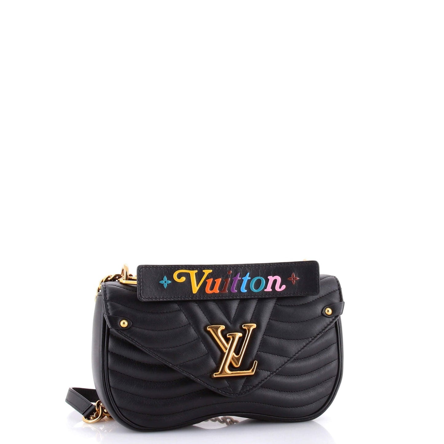 Louis Vuitton New Wave Chain Bag Quilted Leather Mm