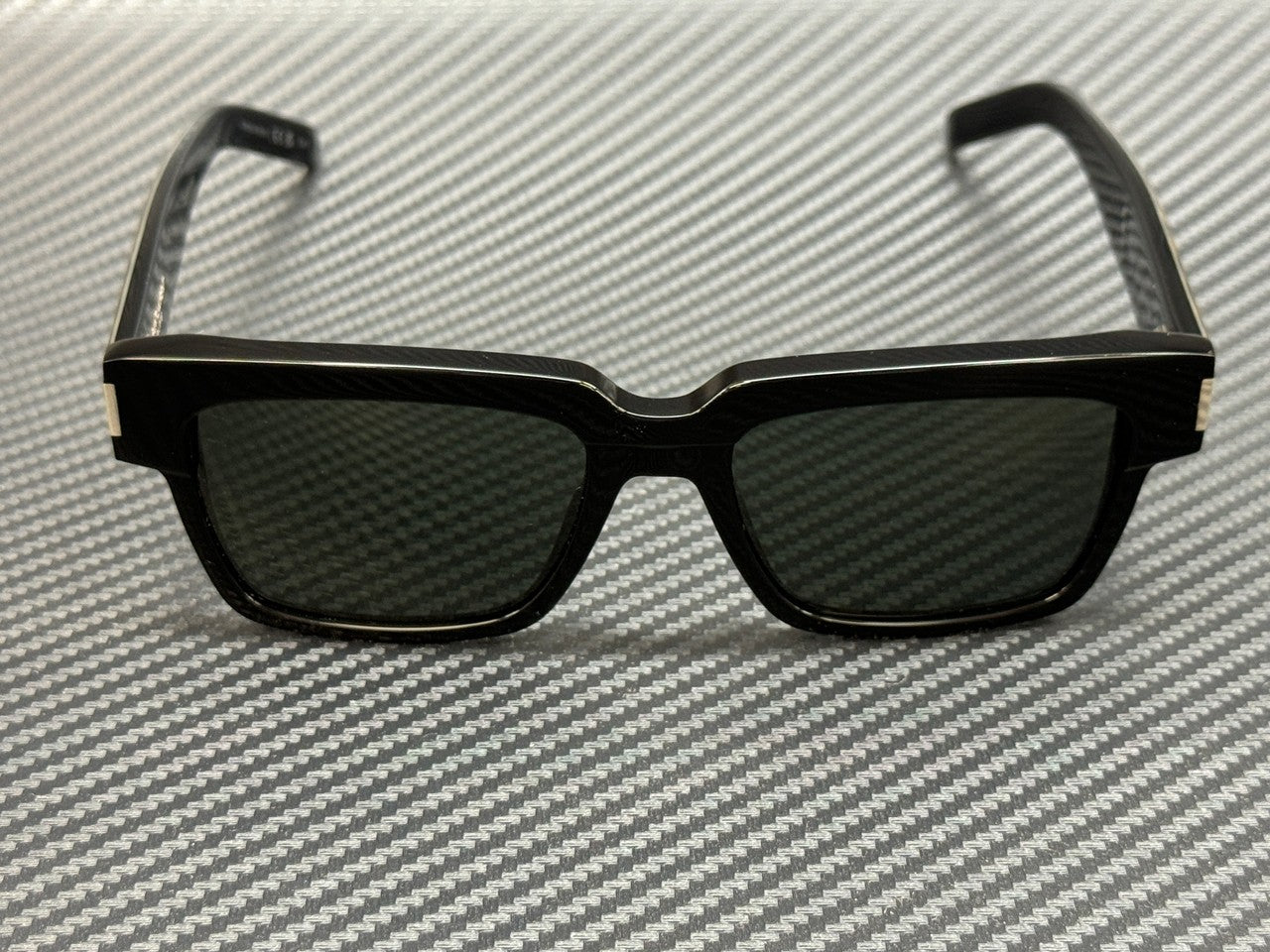 SAINT LAURENT SL 732 002 VADIM Black Grey Unisex 54 mm Large Sunglasses