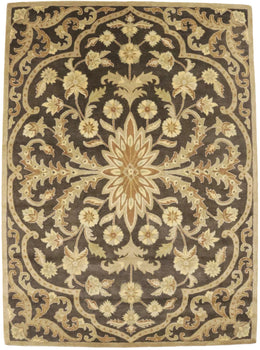 Hand-Tufted Floral Modern Rug Plush Oriental