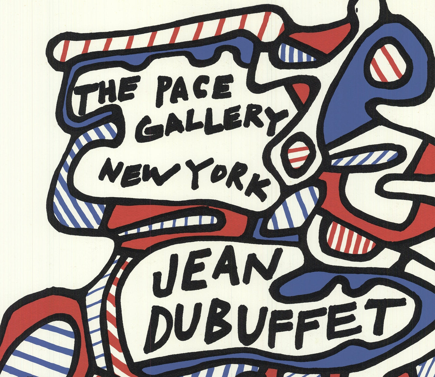 Jean Dubuffet Painted Sculptures " Lithograph Modernism