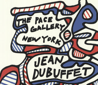 Jean Dubuffet Painted Sculptures " Lithograph Modernism