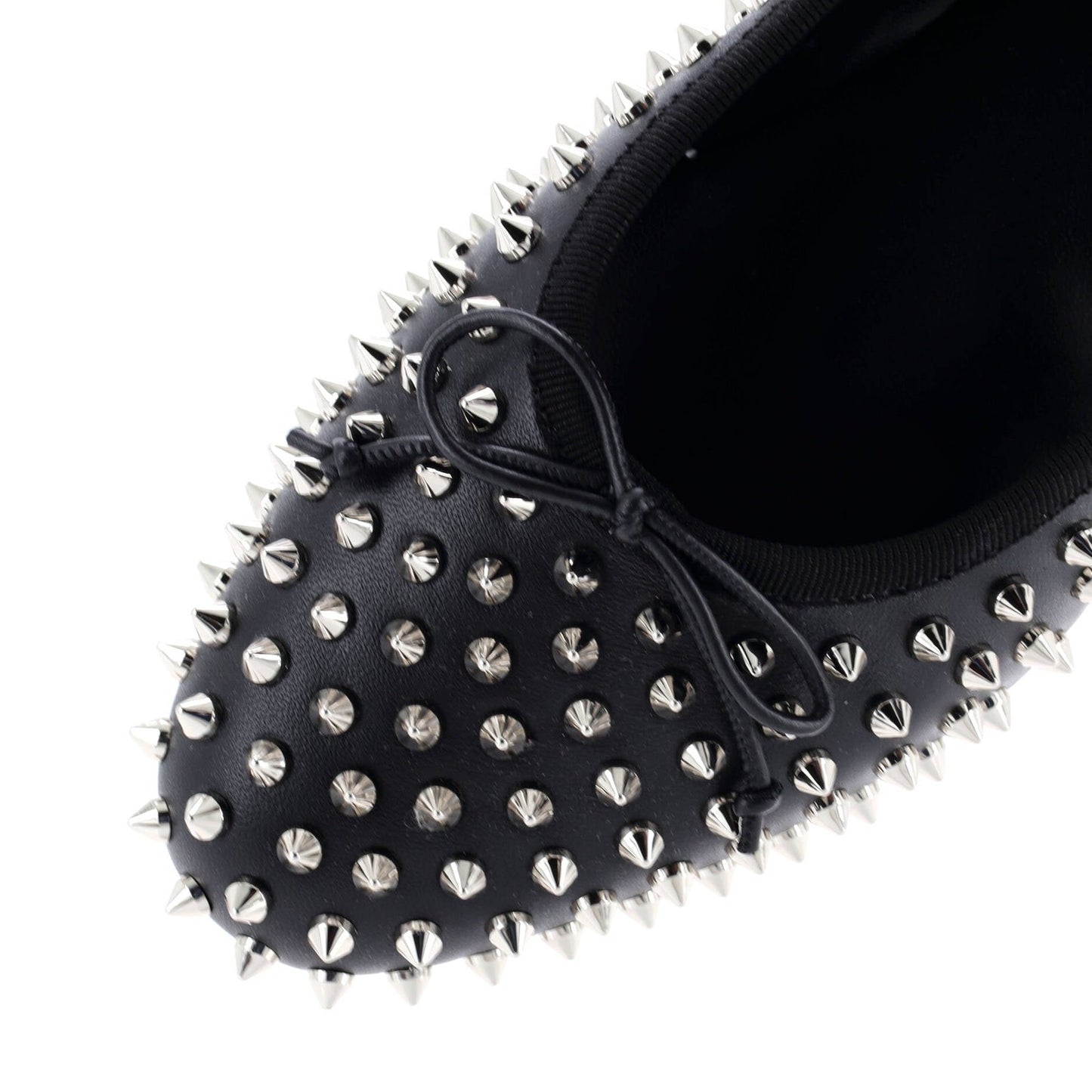 Christian Louboutin Women'S Sweetie Jane Spikes Flats Leather