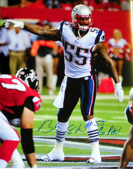 Brandon Spikes Autographed 16X20 Football Photo