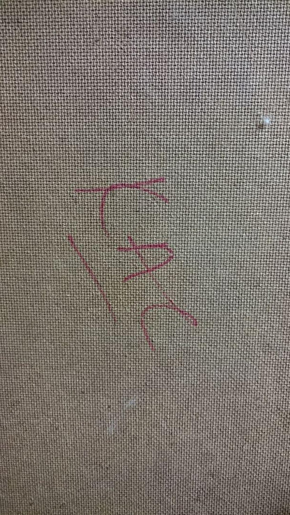 George Lilanga Original Enamel Painting On Board Signed 1990 Tanzanian Art