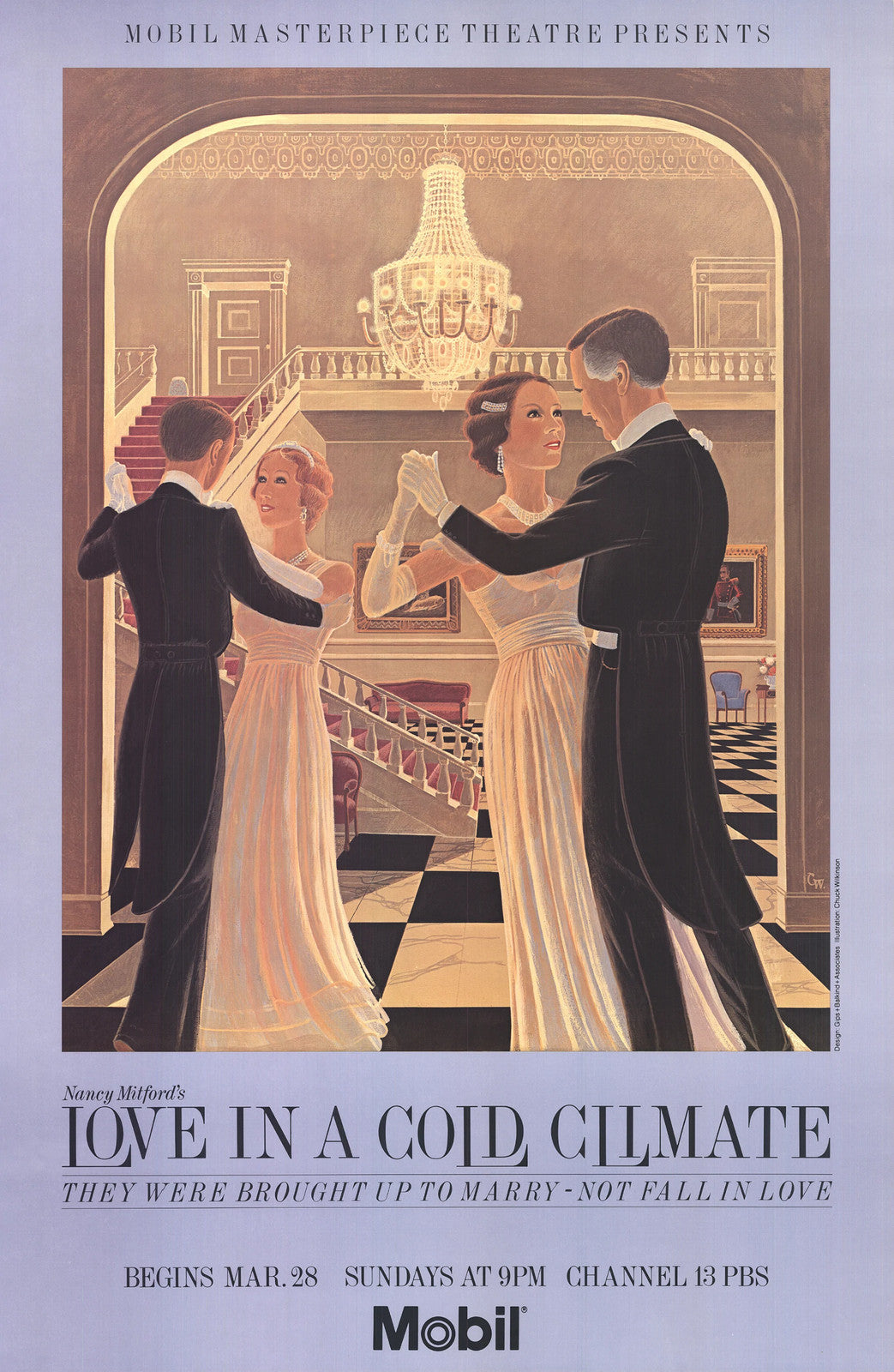 Chuck Wilkinson Love In A Cold Climate " Offset Lithograph Contempo