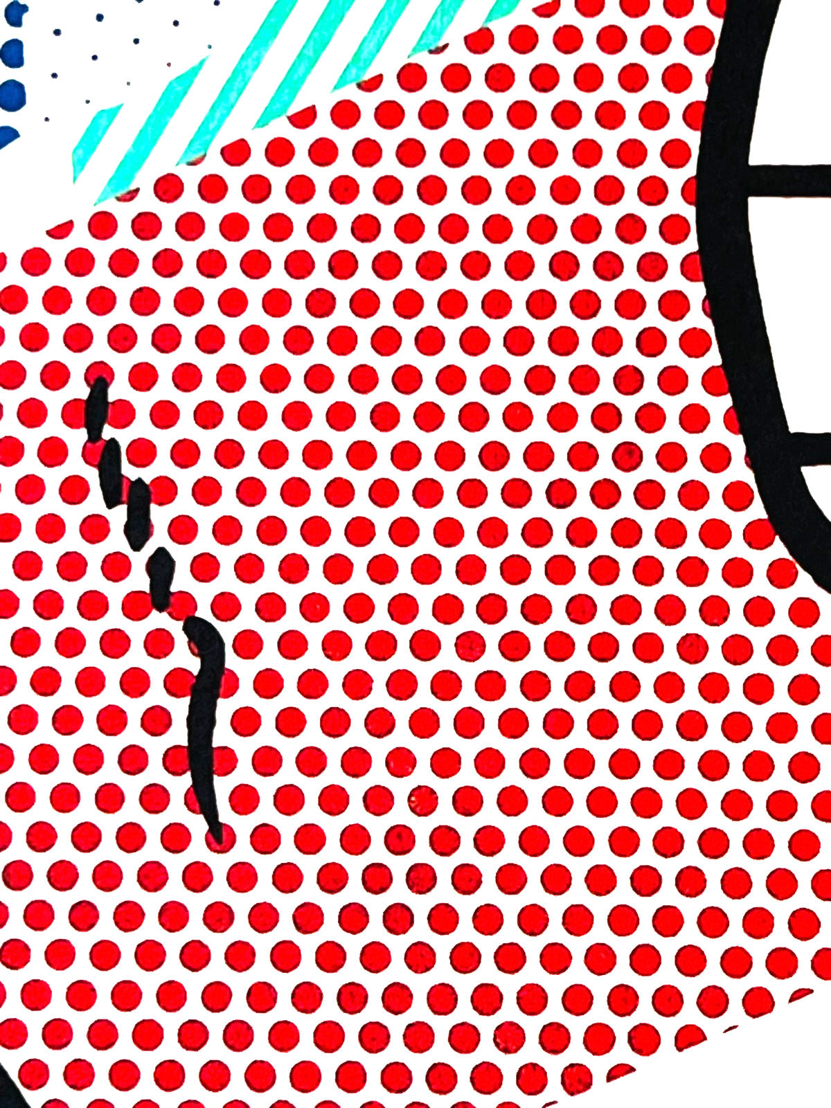 Roy Lichtenstein Lithograph Coa Signed In Pen Numbered In Pencil