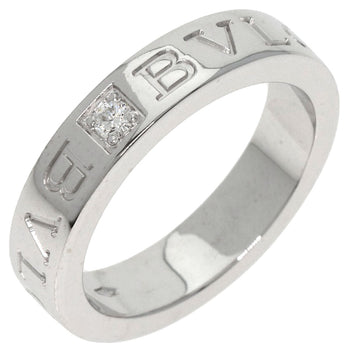 BVLGARI   Ring Double logo 1P Diamond K18 White