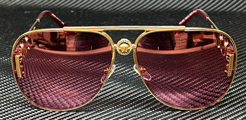 VERSACE VE2255 1002A4 Gold Pink Mirror Unisex 63
