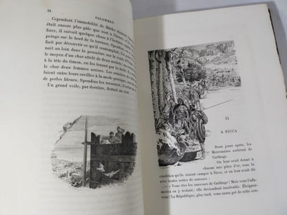 1900 Salammbo Flaubert, Rochegrosse Etchings, 2 Vol, Ferroud Limited 600