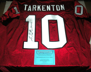 Fran Tarkenton Georgia Bulldogs Rare W/Coa Signed