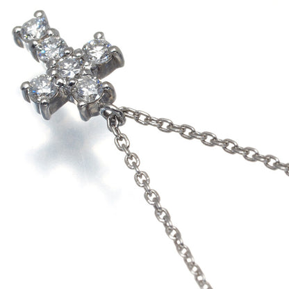Vendome Necklace Diamond 0.18Ct Cross 900 850