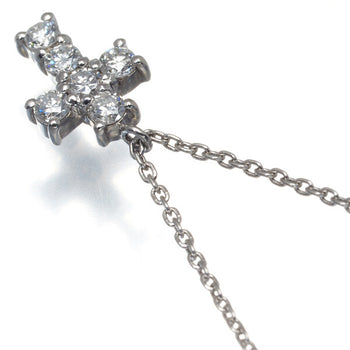Vendome Necklace Diamond 0.18Ct Cross 900 850