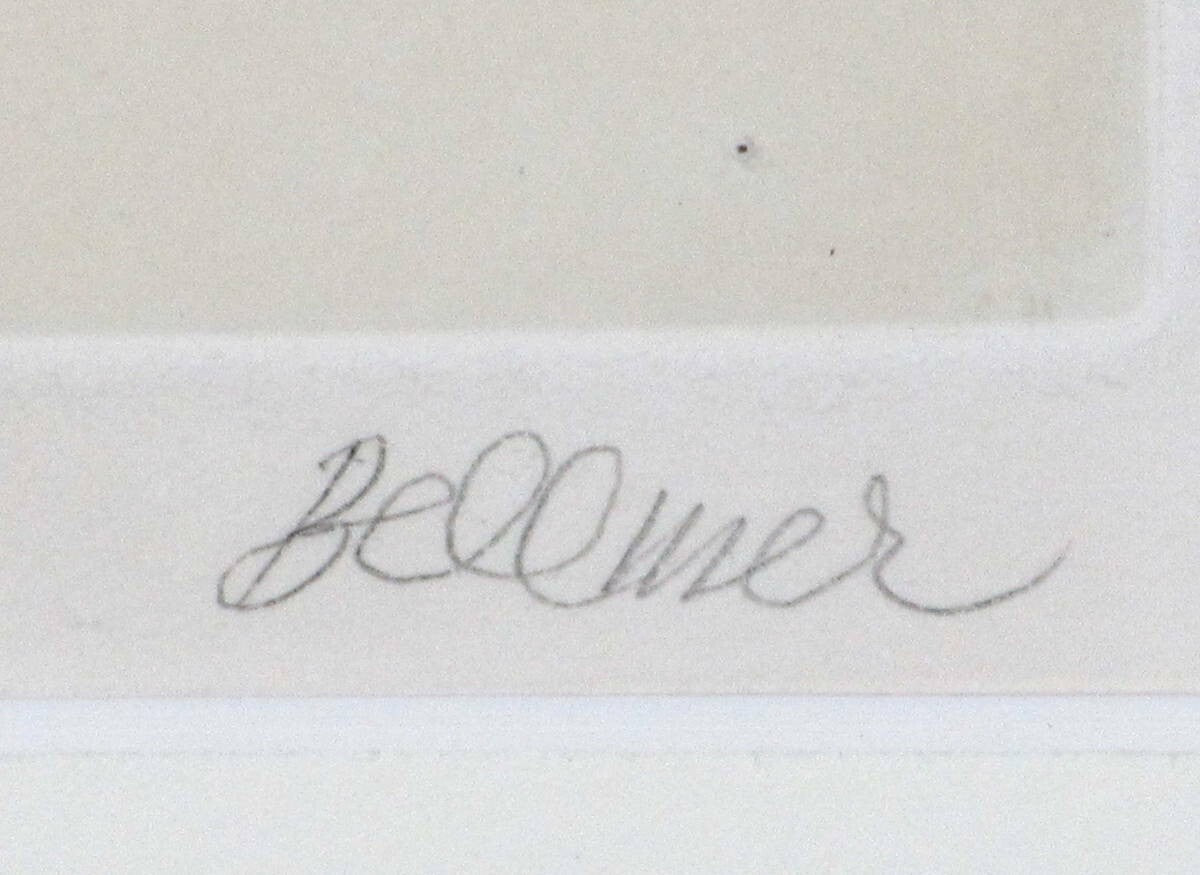 Hans Bellmer Original Etching Pencil Signed Numbered Framed
