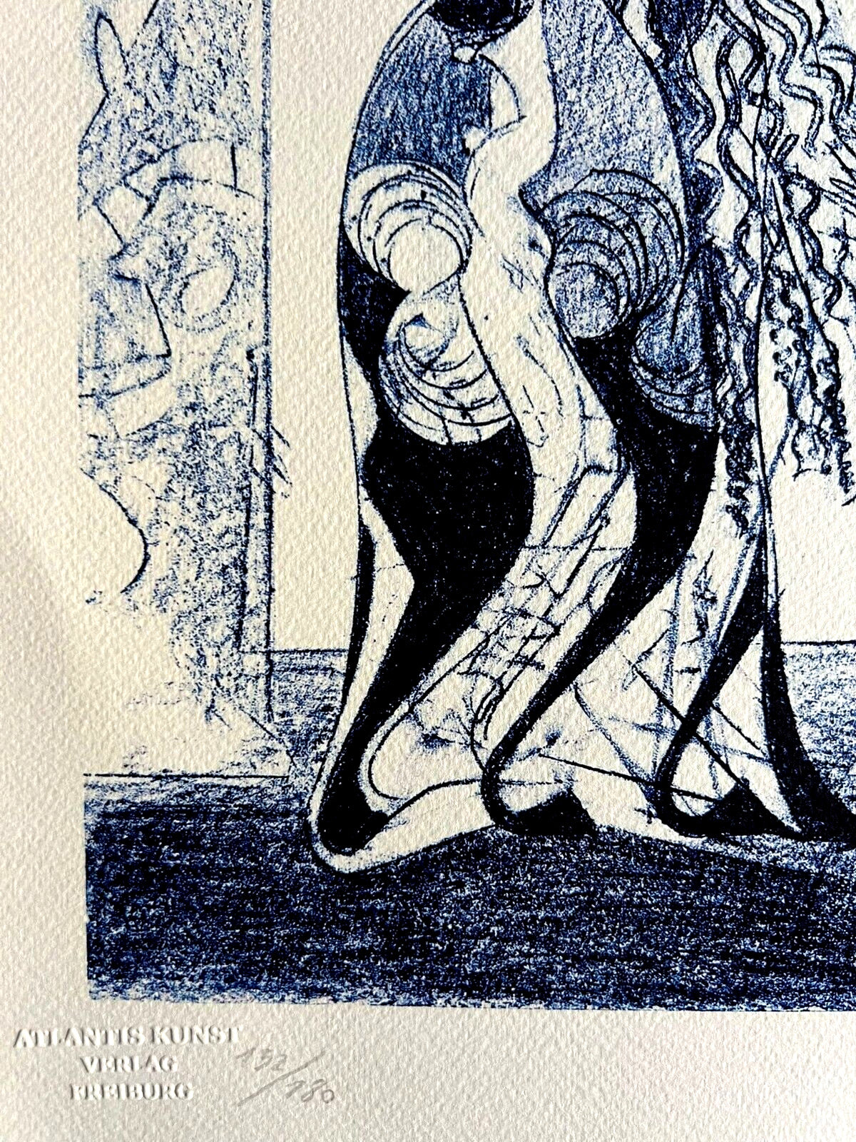 Max Ernst Lithograph Coa Signed Op Numbered By Hand