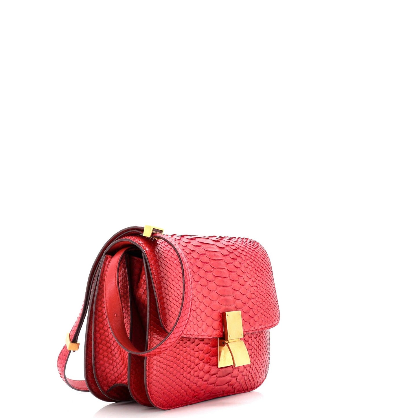 Celine Classic Box Bag Python Medium