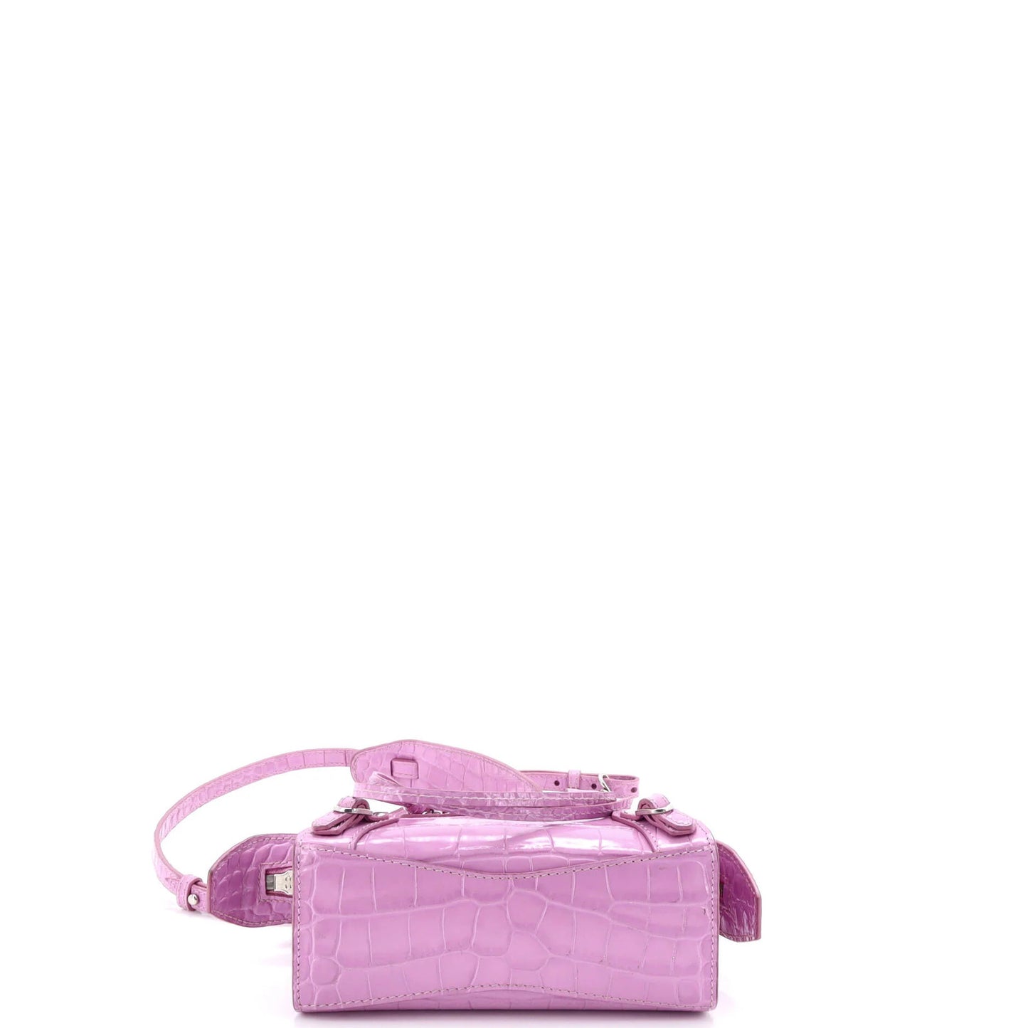 Balenciaga Neo Classic City Bag Crocodile Embossed Leather Nano