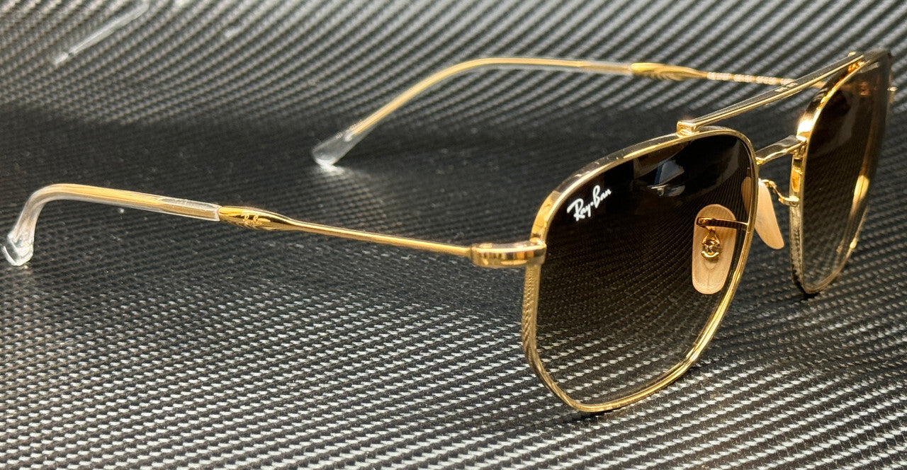 Ray Ban Rb3707 001 51 Gold Brown Gradient Unisex 57 Mm Sunglasses