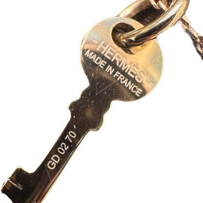Hermes Amulette Padlock Pm Gold Gp Buffalo Horn Necklace
