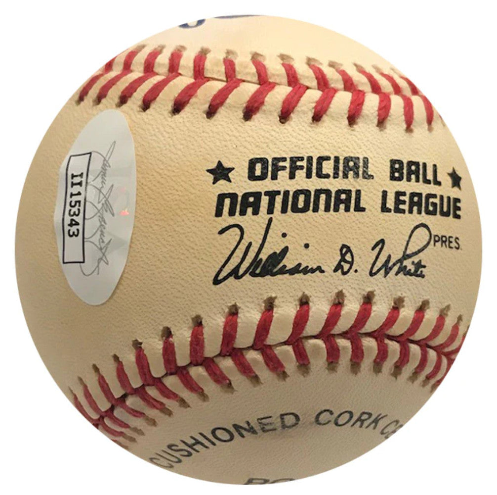 Bill Froemming "N.L. #6"Autographed Baseball (Jsa)