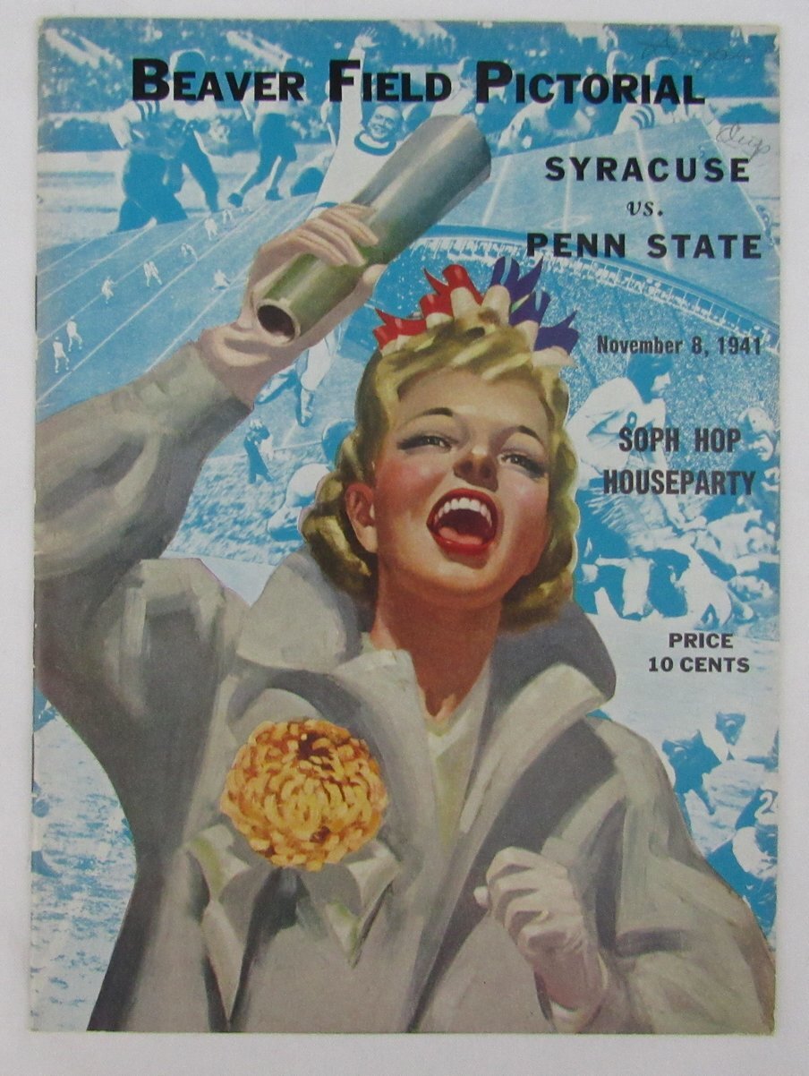 1941 Penn State Nittany Lions Vs. Syracuse College Football Program 137541