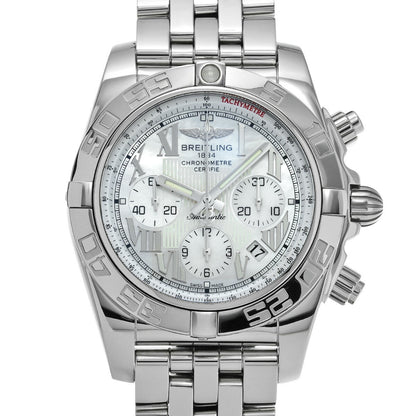 Breitling Chronomat 44 Ab0110 White Case Size 4444Mm Men'S Used Watch #221621