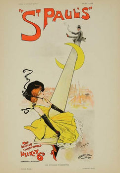 Original Vintage Poster St Paul By Hardy For Affiches Etrangeres 1897