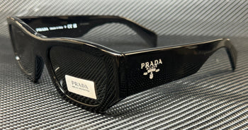 PRADA PR A01S 16K08Z Black Dark Grey Unisex 53 mm