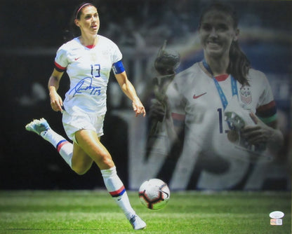 Morgan Alex US Women's Soccer Signed Photo 16x20 JSA