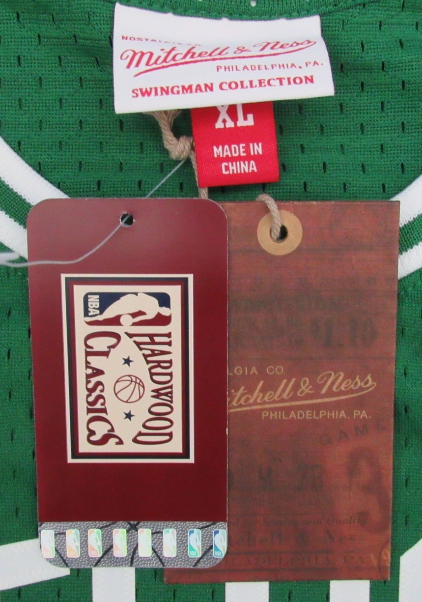 Larry Bird Hof Autographed Mitchell & Ness