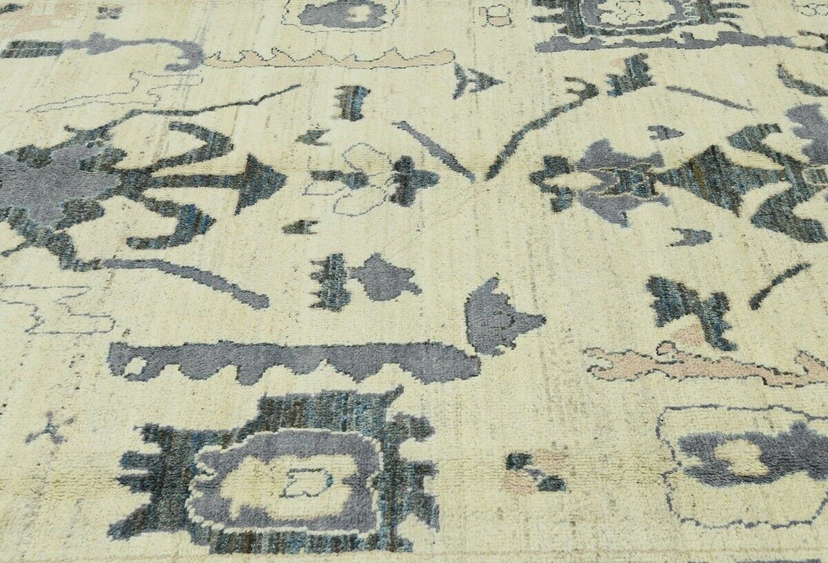 8X10 Ft Oushak Peshawar Oriental Rug Floral