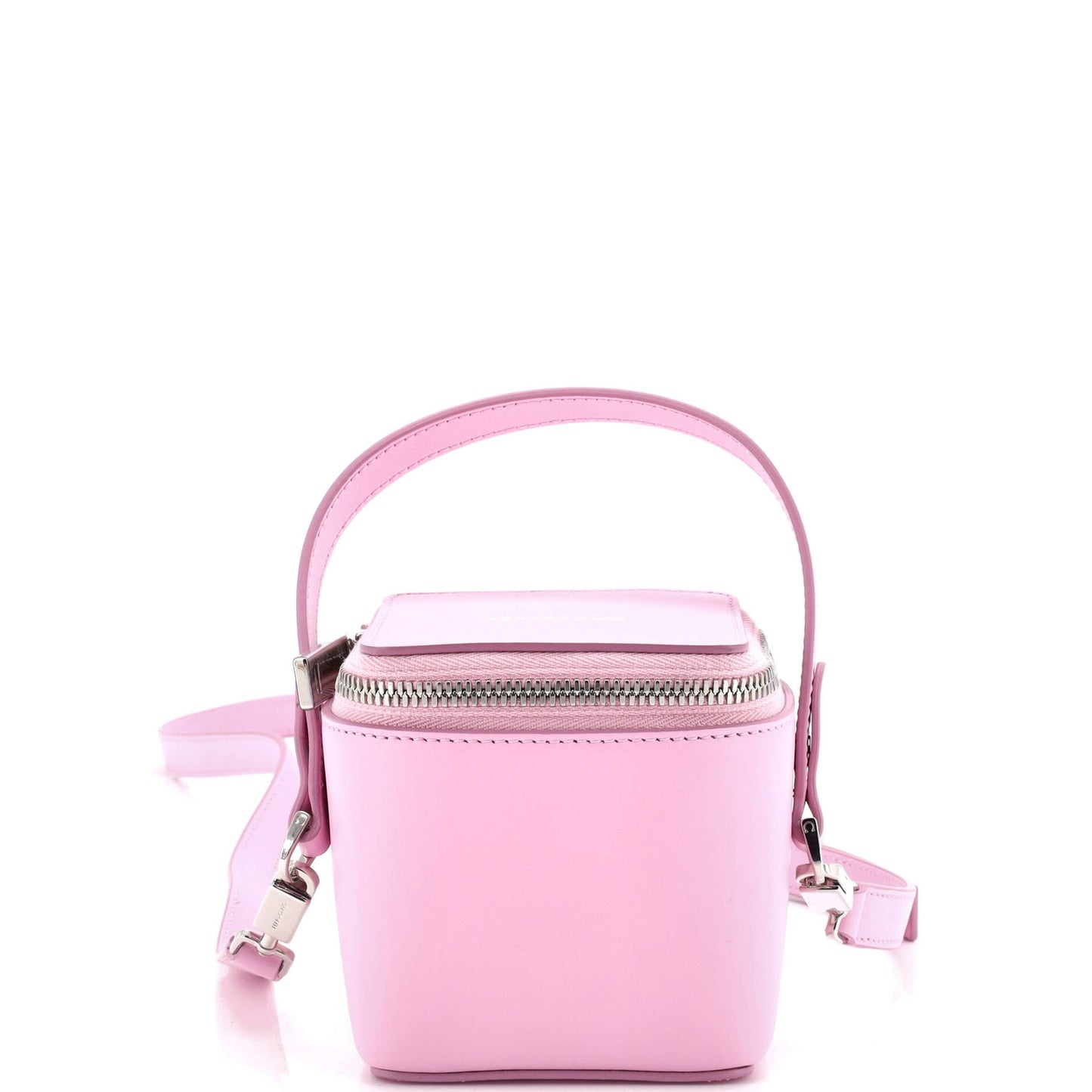 Salvatore Ferragamo Gancicni Top Handle Vanity Case Leather Micro