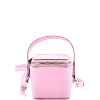 Salvatore Ferragamo Gancicni Top Handle Vanity Case Leather Micro