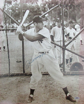 Joe Dimaggio Hof Signed/Autographed 16X20 Photo