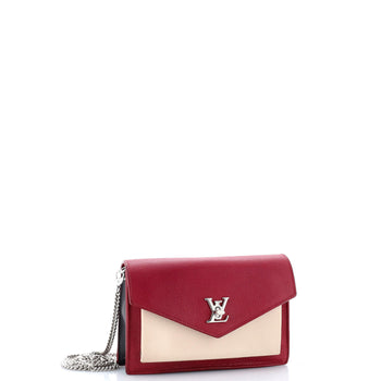 Louis Vuitton Mylockme Monochrome Handbag Leather Bb