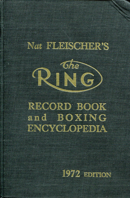 Nat Fleischer Autographed 1972 Boxing Encyclopedia Book (Jsa)