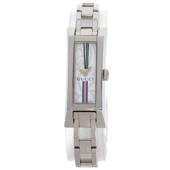 Gucci Square Face Watches 110 Stainless Steel/Stainless Steel
