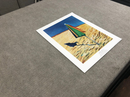 David Hockney Beach Umbrella " Poster Pop Art