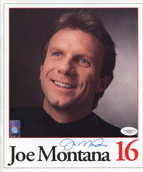 Joe Montana Autographed Program (Jsa)