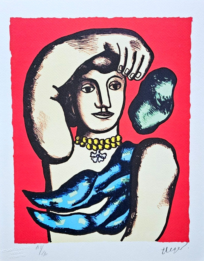 Fernand-Lger Lithograph Maeght 1966 Coa Signed Numbered Limited