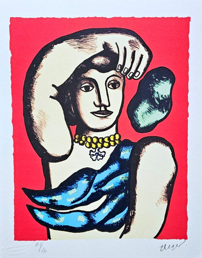 Fernand-Lger Lithograph Maeght 1966 Coa Signed Numbered Limited